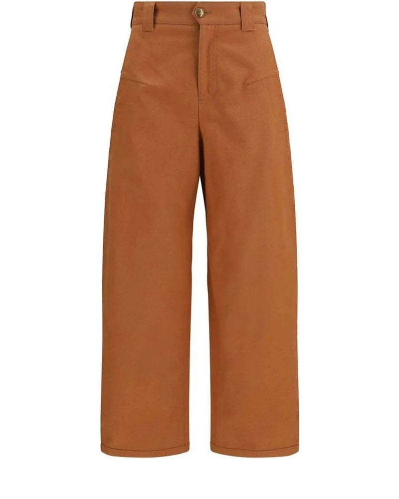 Chloé Trouser in orange, Cotton