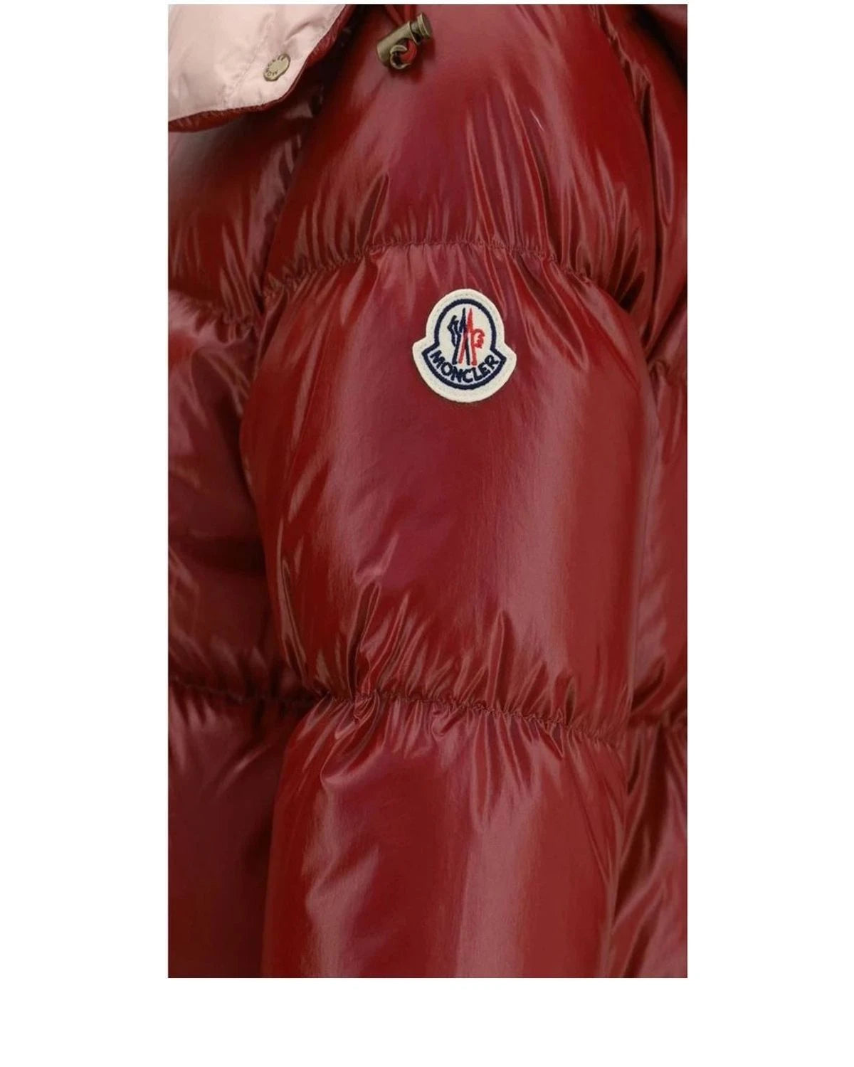 Moncler Puffer Jacket in red, Polyamide — view 3