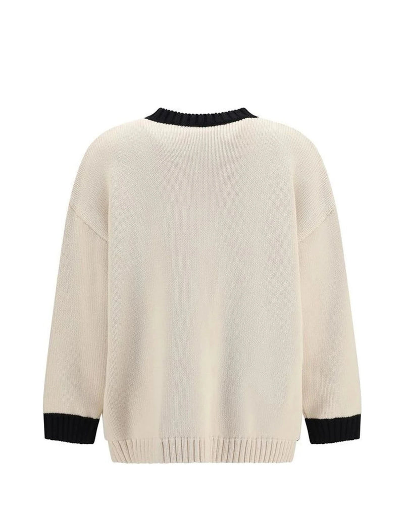Valentino Garavani Cardigan in beige, Cotton — view 2