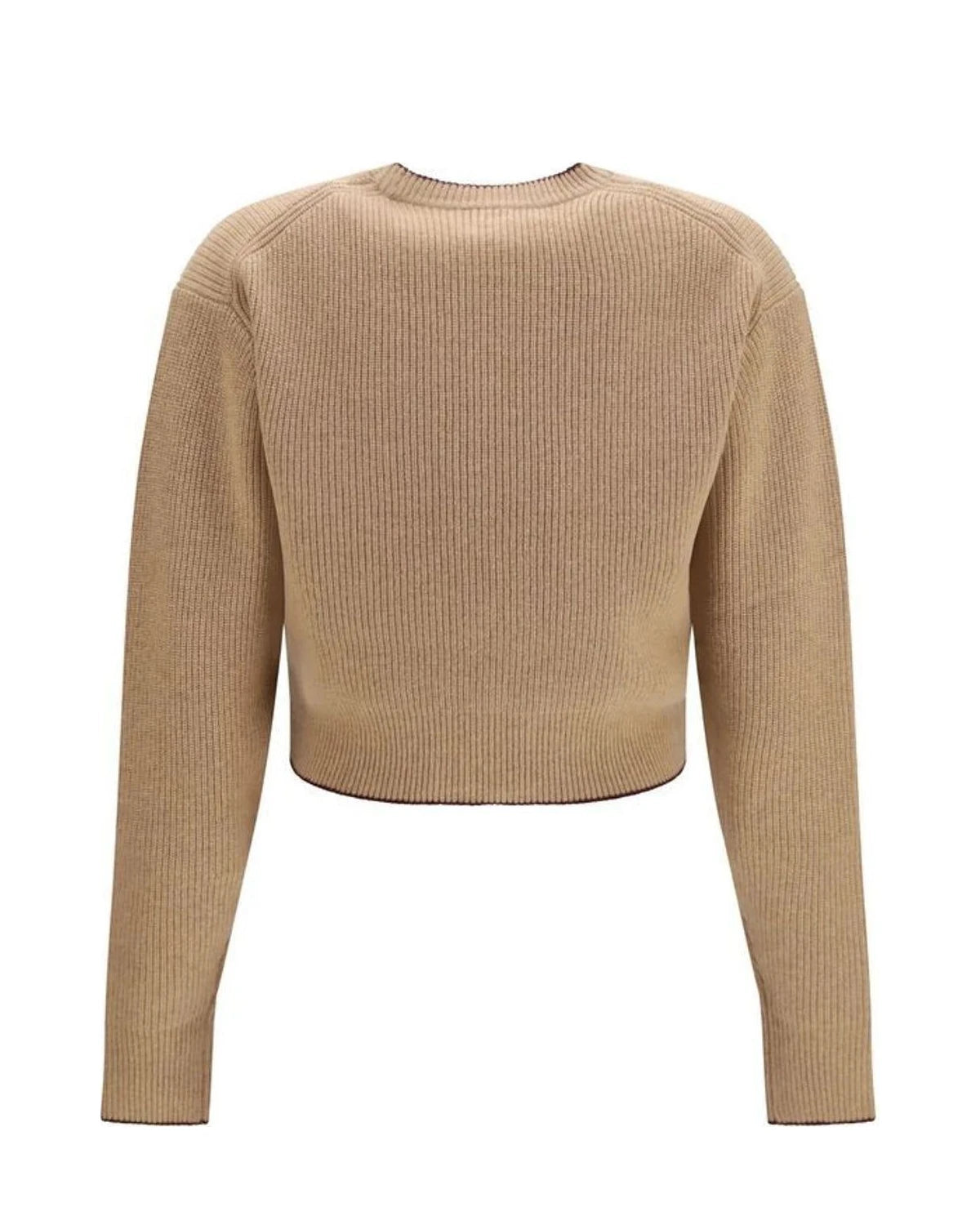Chloé Sweater in beige, Merino Wool — view 2