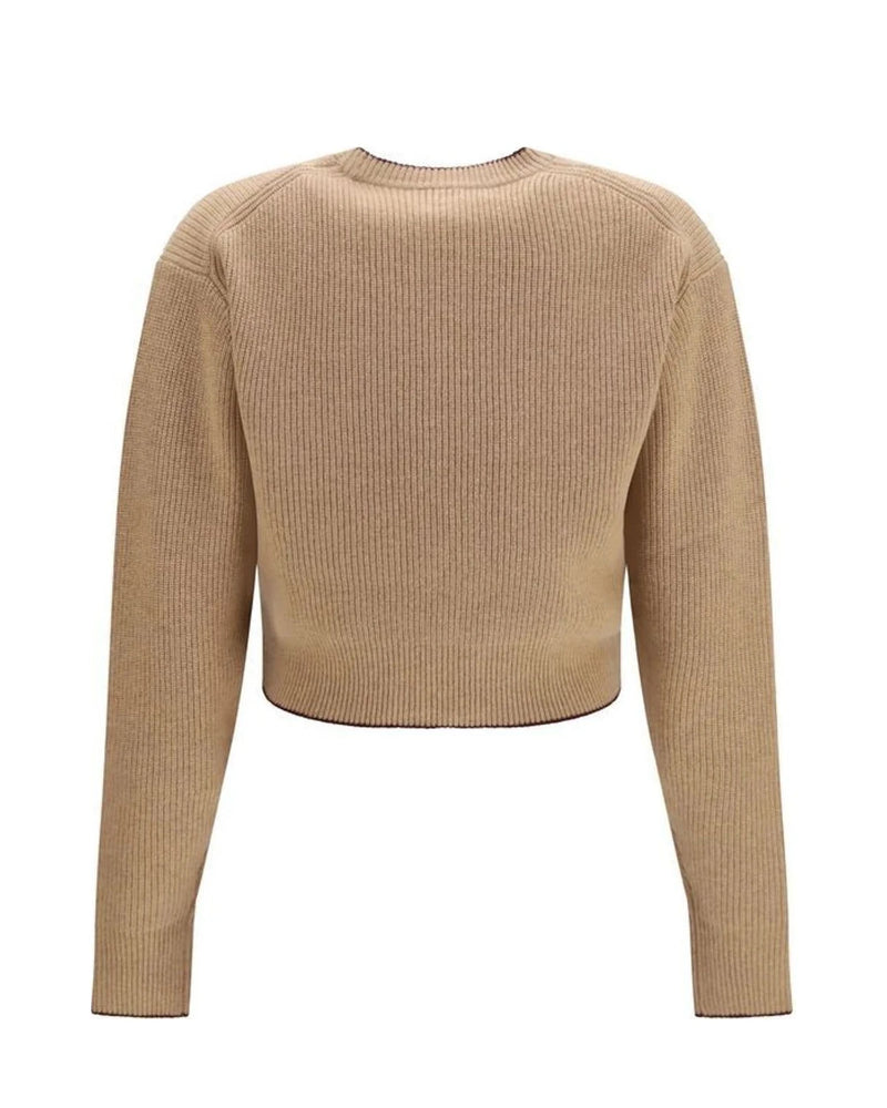 Chloé Sweater in beige, Merino Wool — view 2