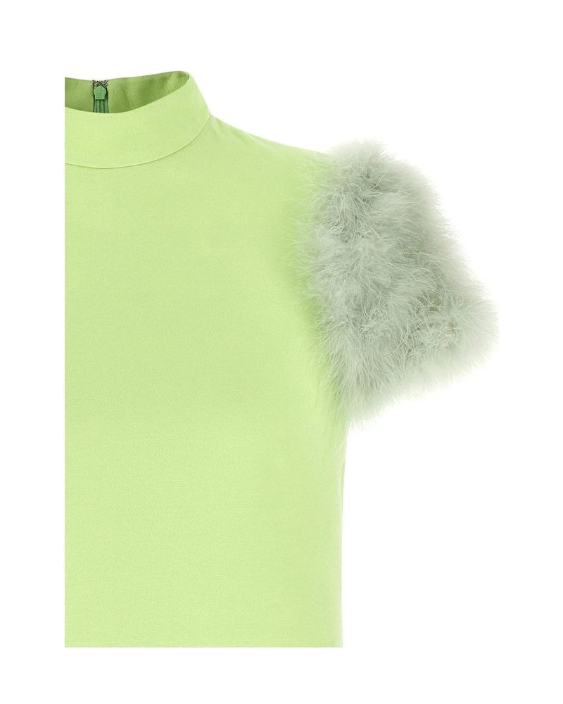 Valentino Garavani Dresse in green, Virgin Wool — view 3