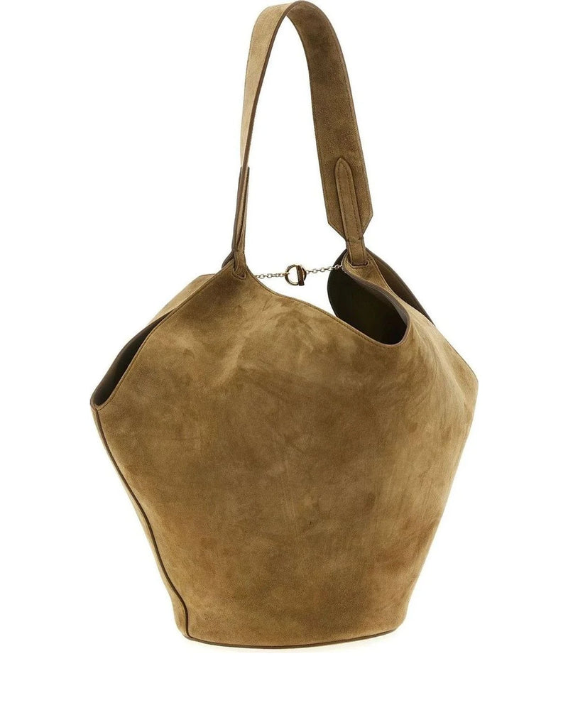 Khaite Tote Bag in brown, Calfskin Leather — view 2
