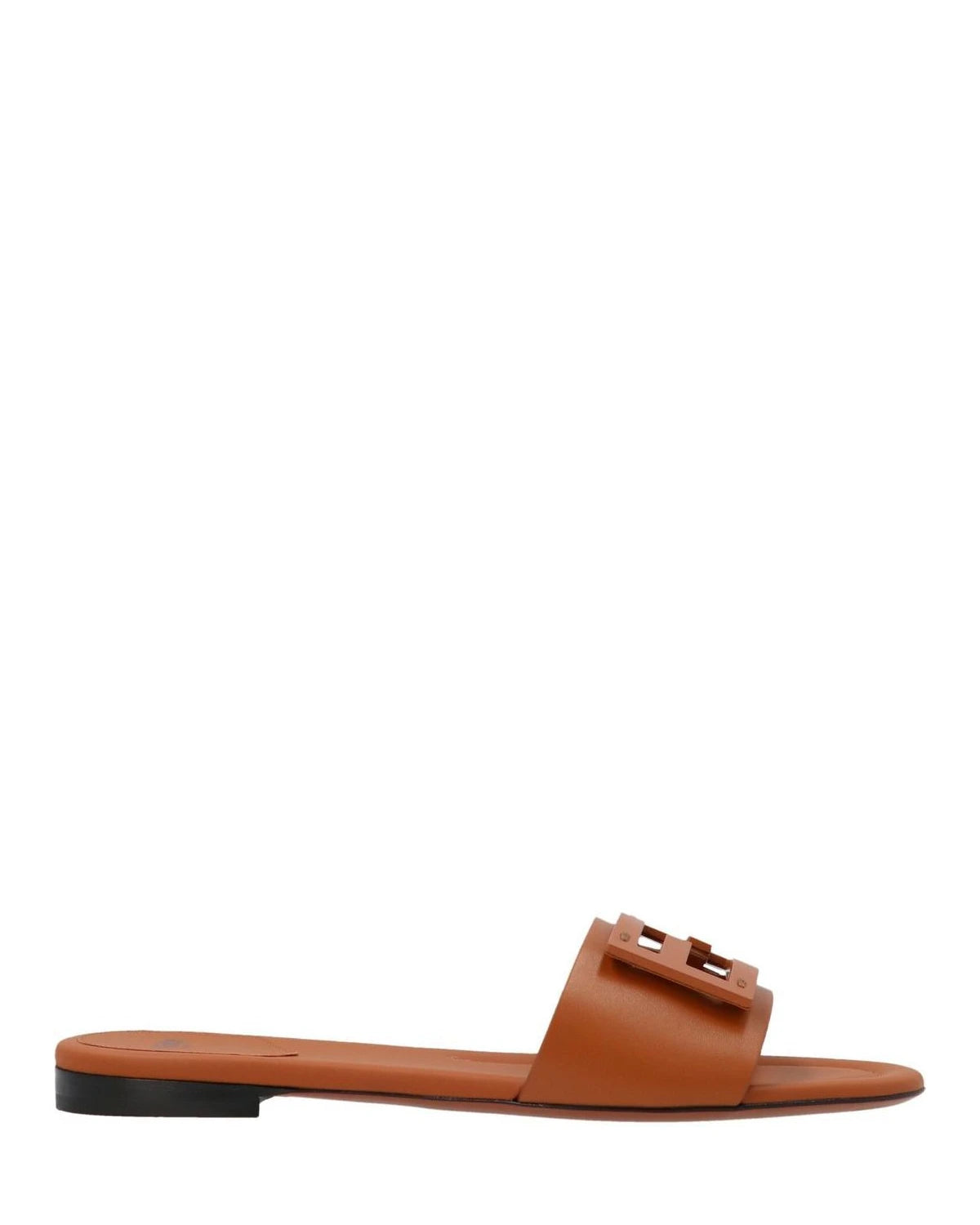 Fendi Brown Slides 