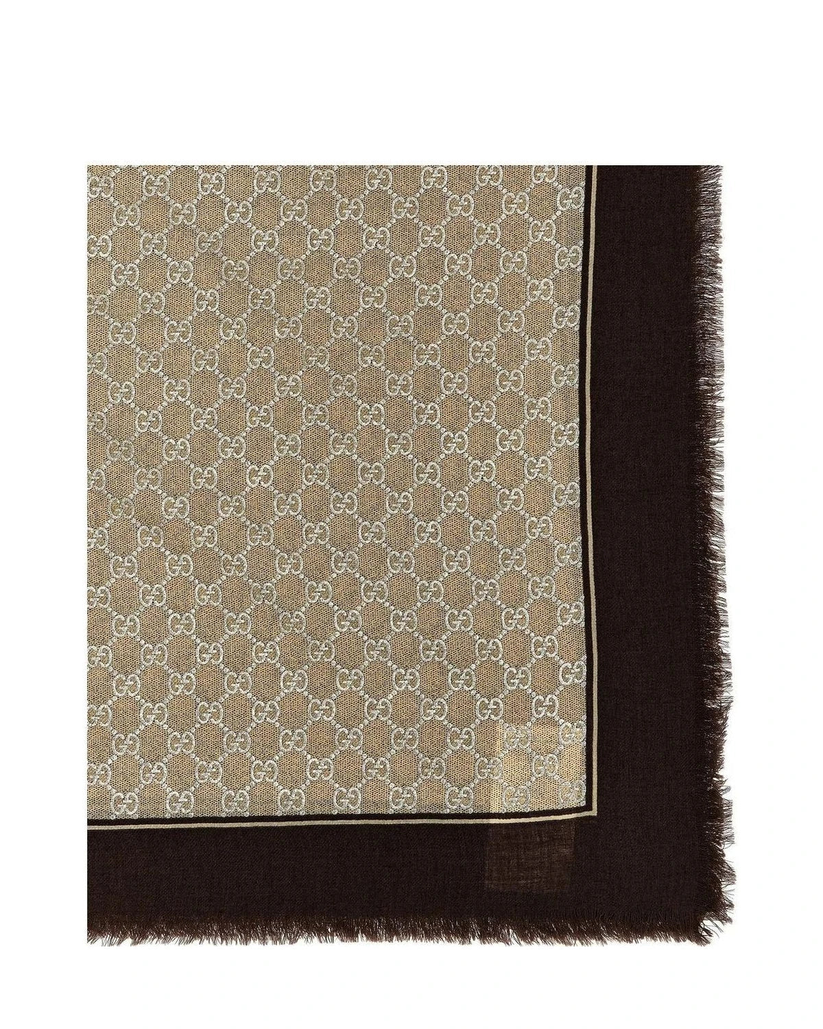 Gucci Scarves & Shawl in gold, Wool — view 2