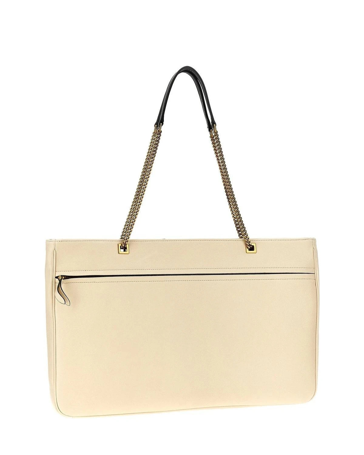 Valentino Garavani Tote Bag in beige, Lamb Leather — view 2