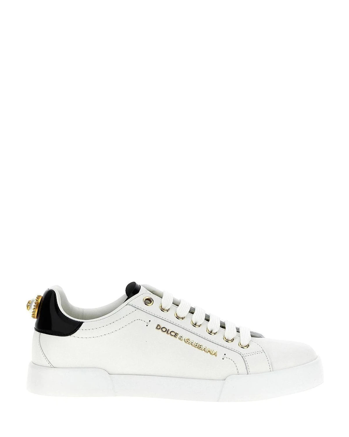Dolce & Gabbana White Sneakers 