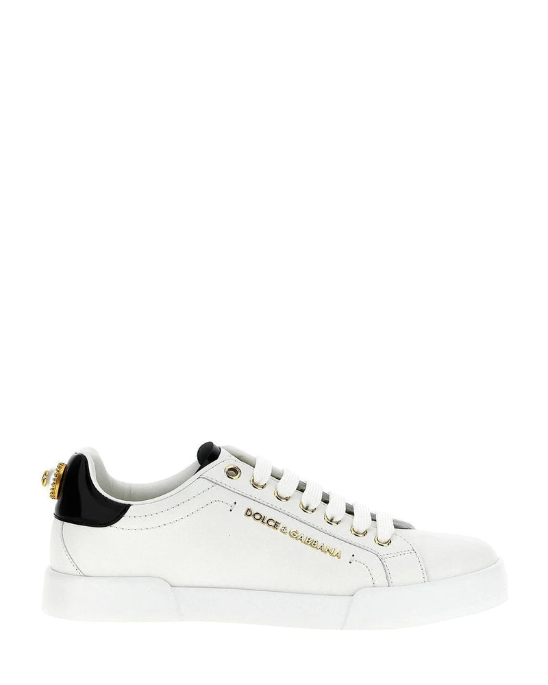 Dolce & Gabbana White Sneakers 