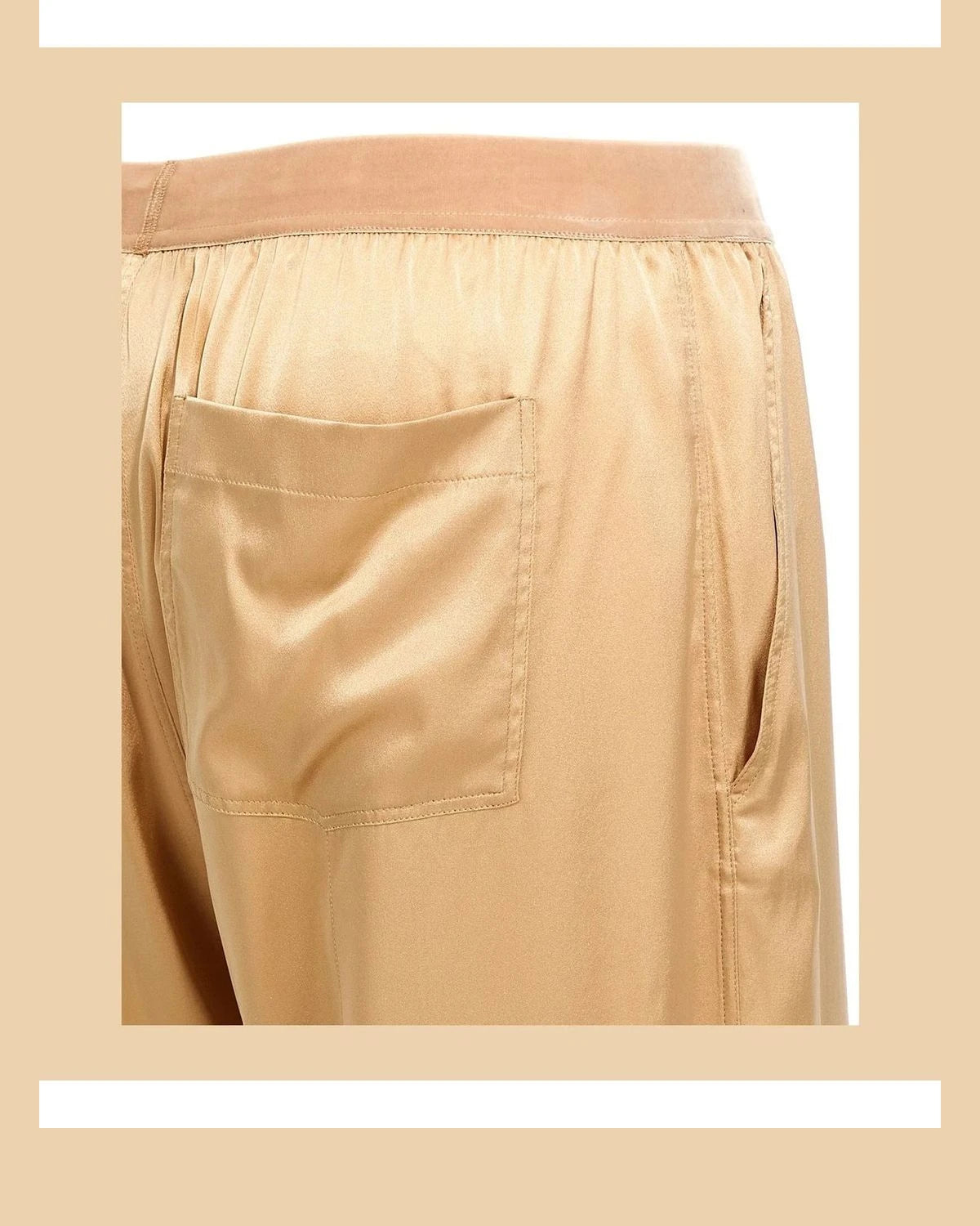 Tom Ford Trouser in beige, Silk — view 4