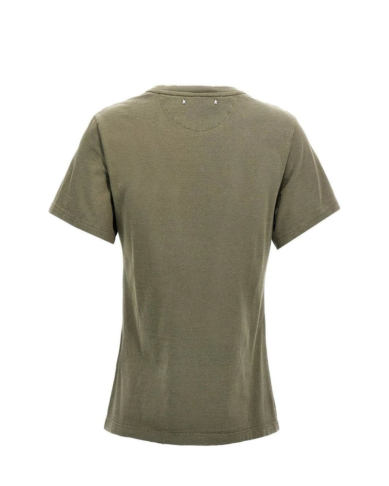 Golden Goose T-Shirt in green, Cotton — view 2