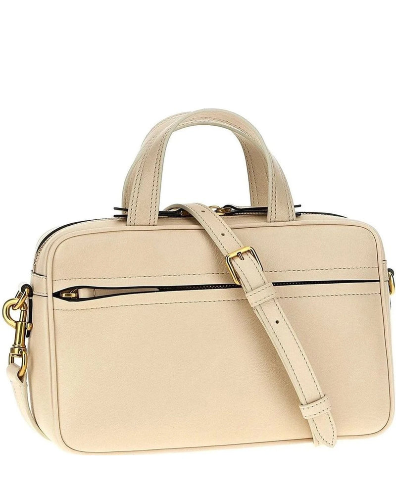 Valentino Garavani Satchel Bag in beige, Lamb Leather — view 2