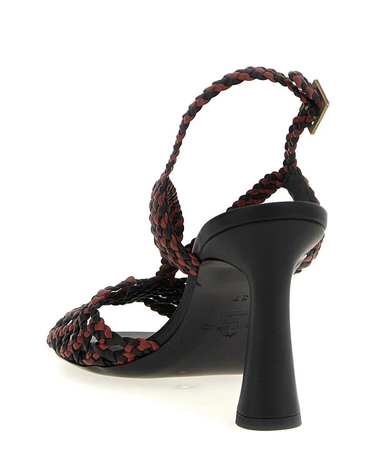 Etro Brown Stiletto Sandals 