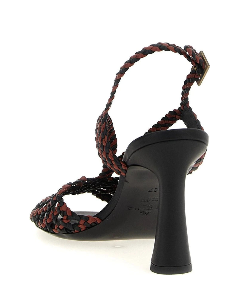 Etro Brown Stiletto Sandals 