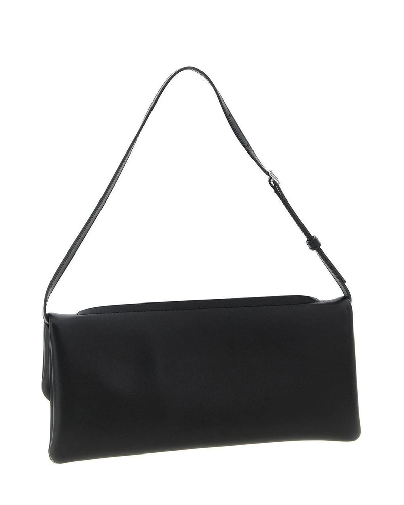 Courrèges Shoulder Bag in black, Cow Leather — view 2