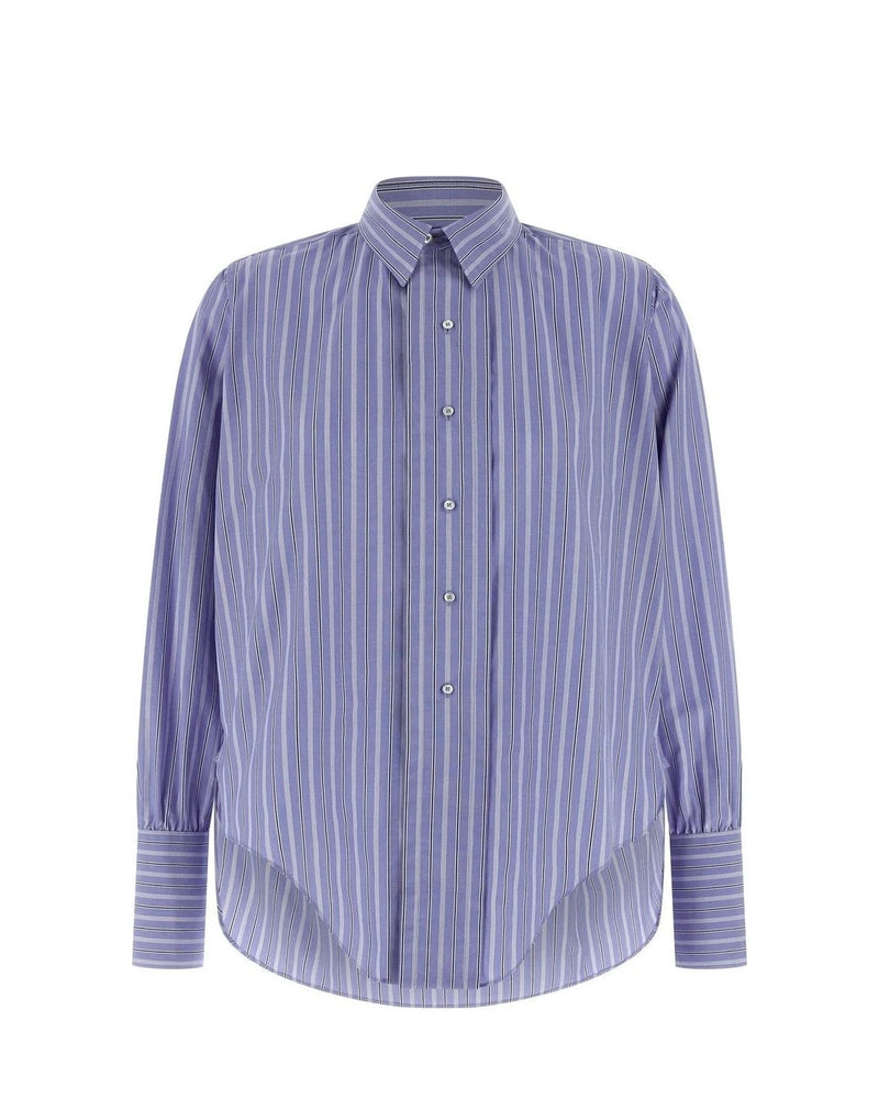 Maison Margiela Dress Shirt in blue, Cotton