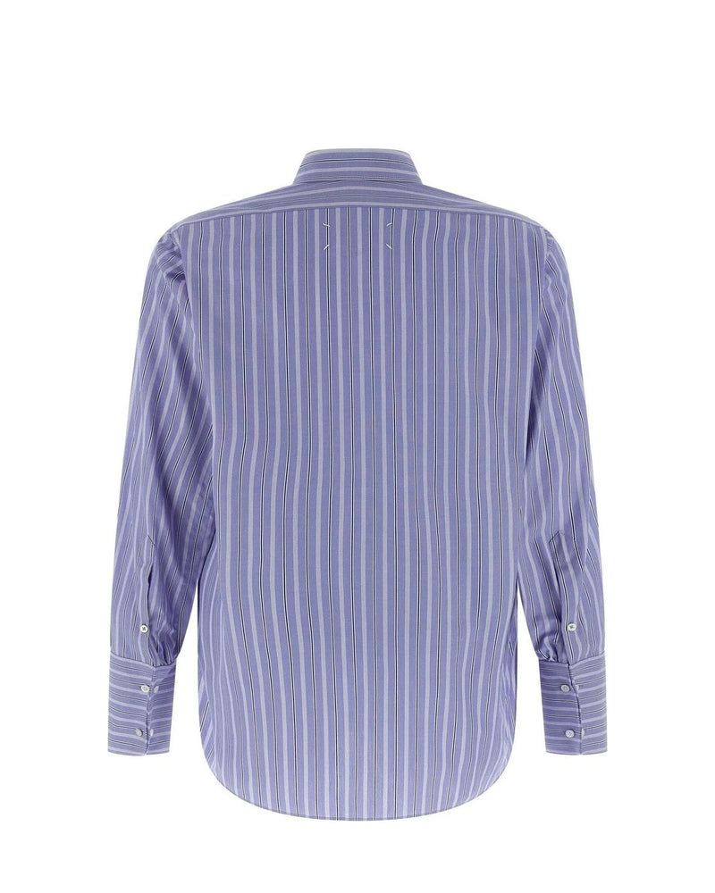 Maison Margiela Dress Shirt in blue, Cotton — view 2