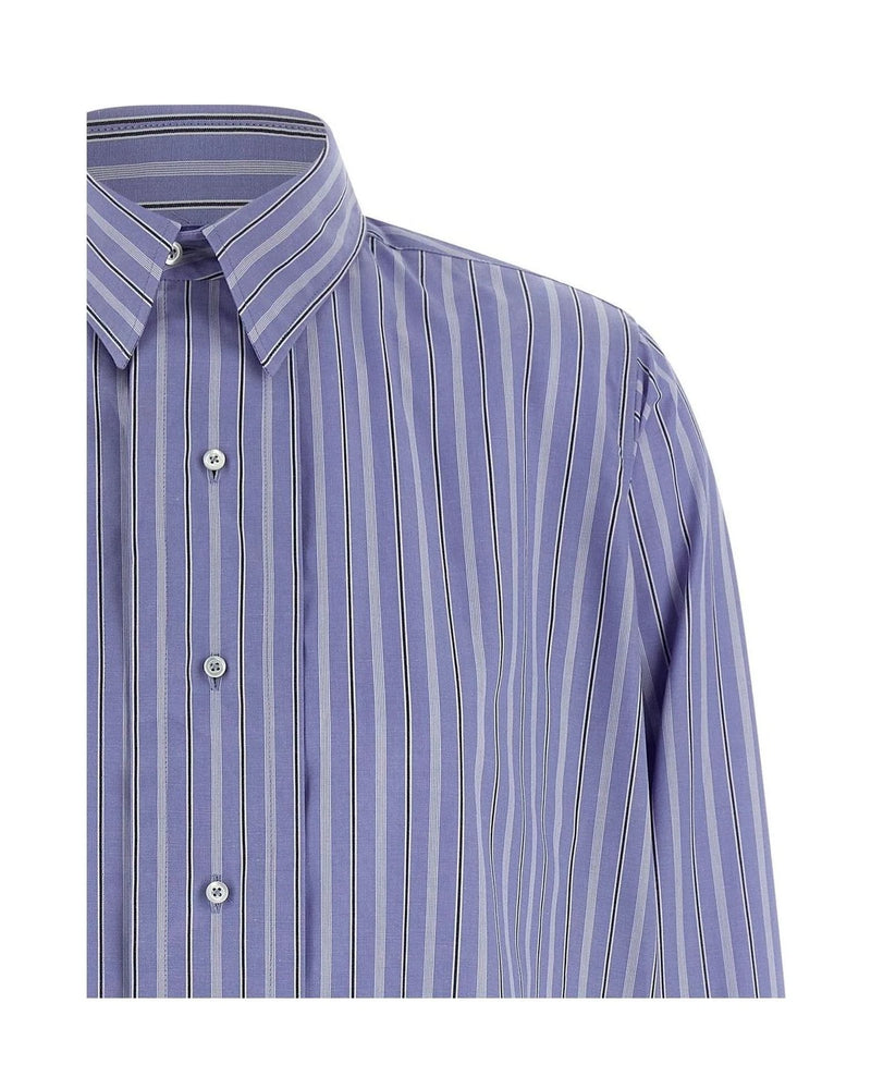 Maison Margiela Dress Shirt in blue, Cotton — view 3