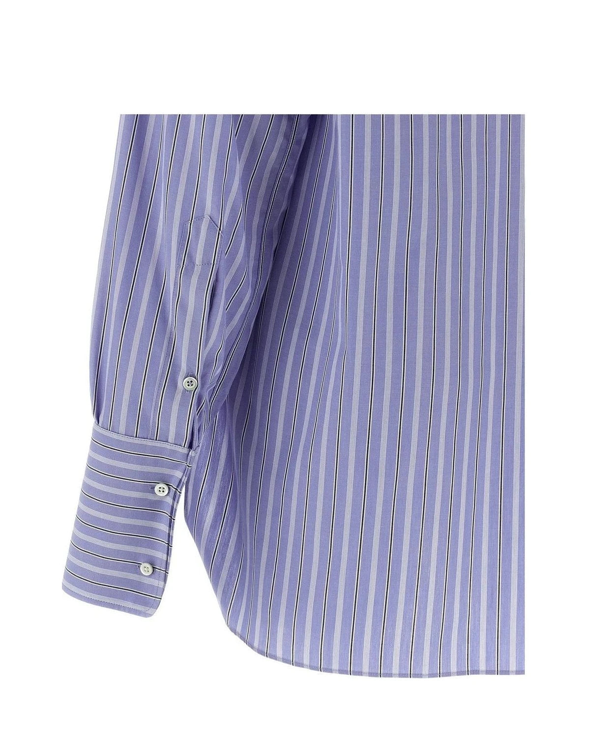 Maison Margiela Dress Shirt in blue, Cotton — view 4
