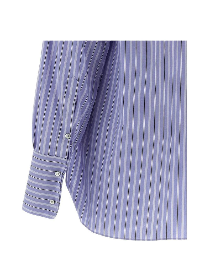 Maison Margiela Dress Shirt in blue, Cotton — view 4