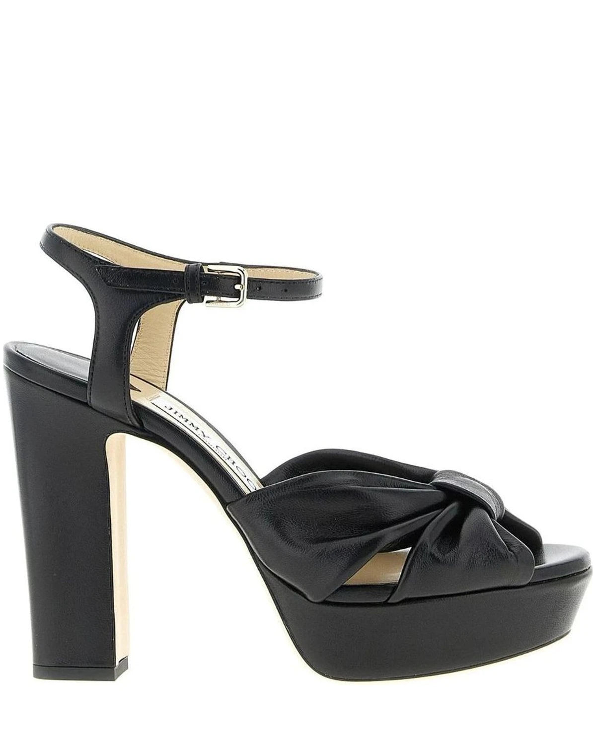 Jimmy Choo Black Stiletto Sandals 