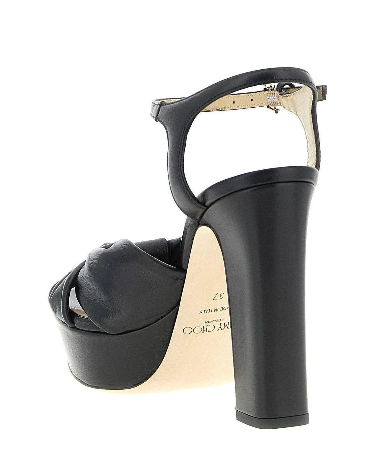 Jimmy Choo Black Stiletto Sandals 