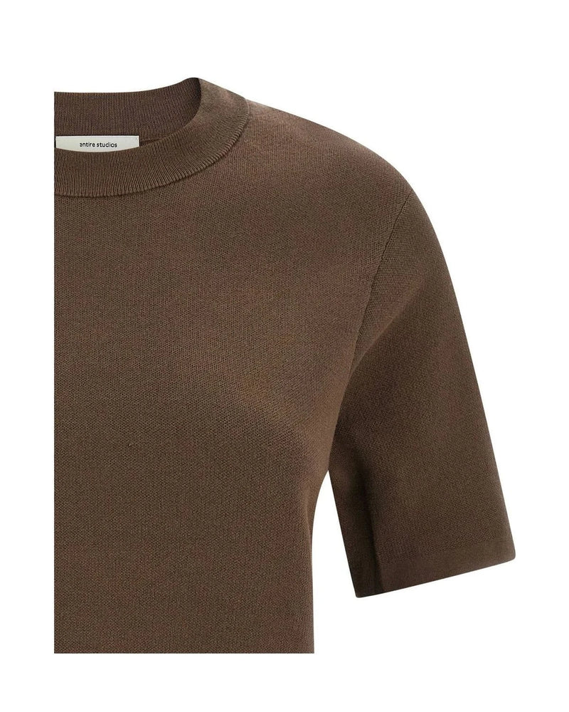 Entire Studios T-Shirt in brown, Cotton — view 3