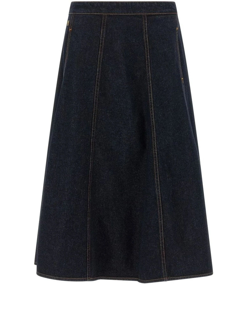 Alberta Ferretti Skirt in blue, Cotton