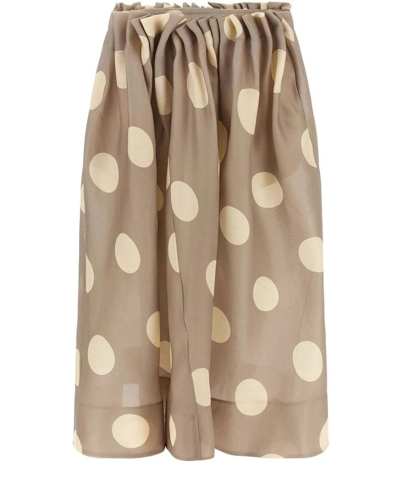 Khaite Skirt in gray, Silk