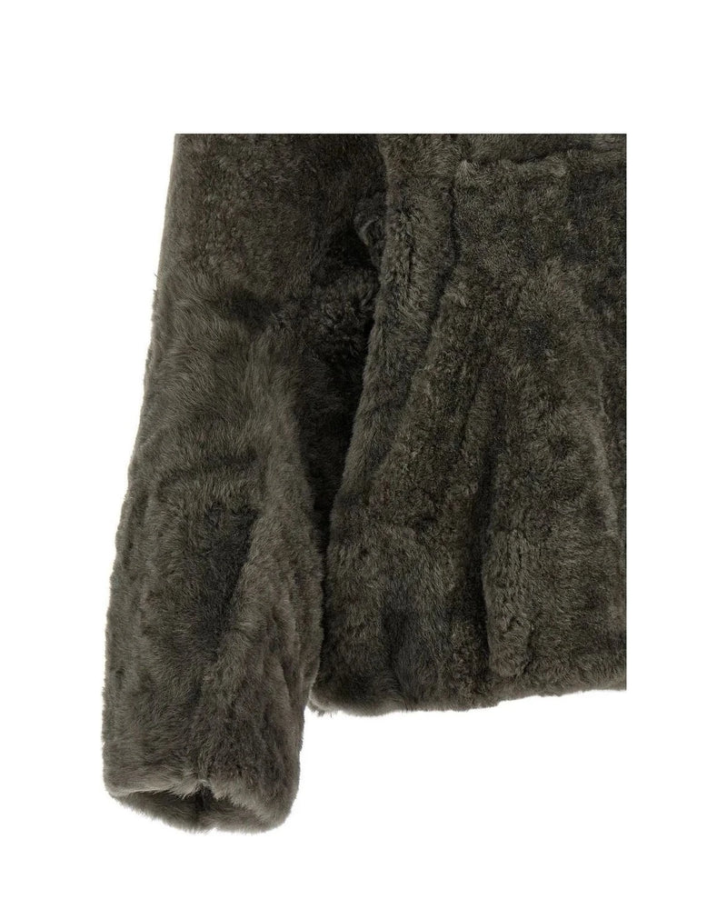 Brunello Cucinelli Bomber Jacket in gray — view 4