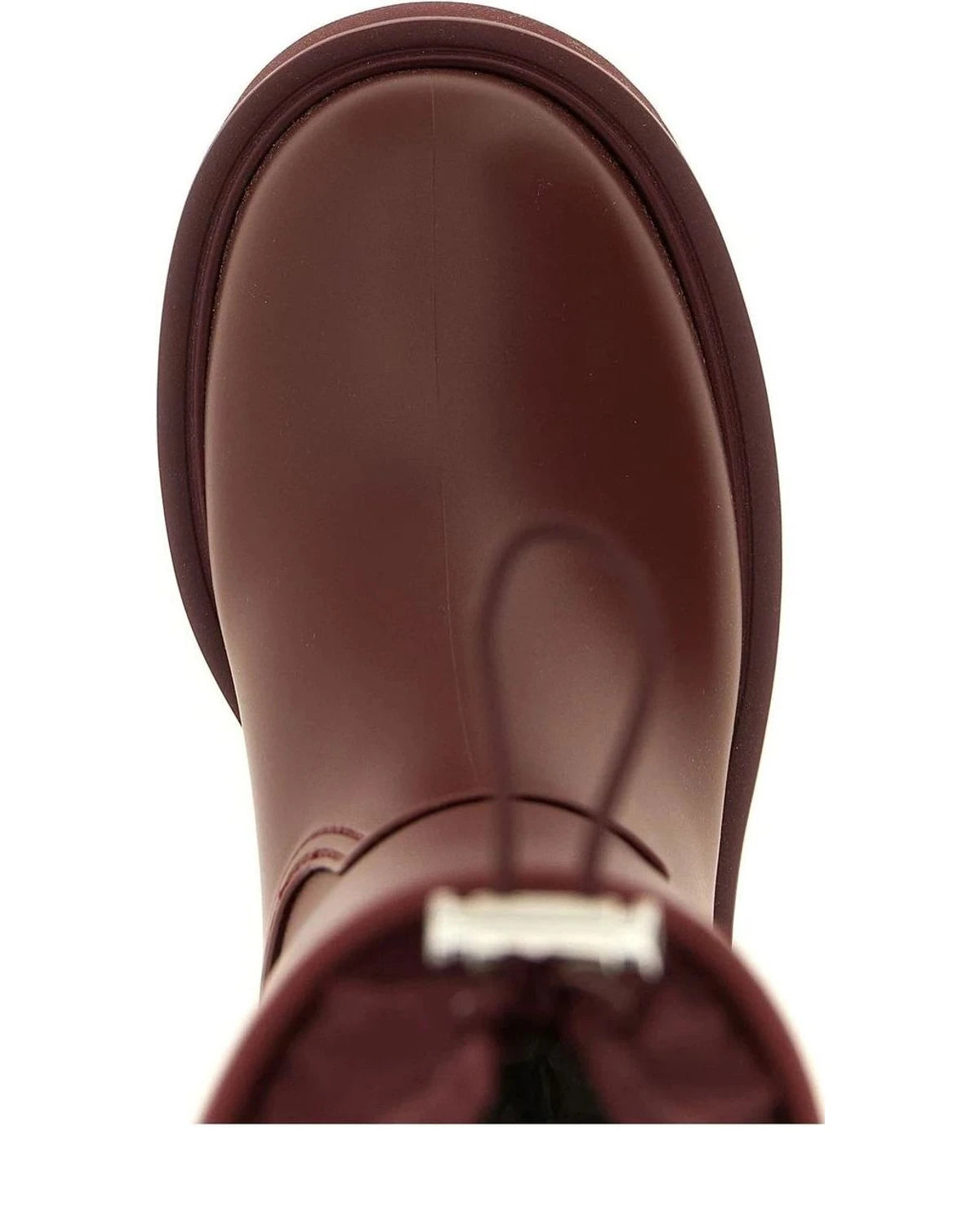 Moncler Burgundy Knee High Boots 