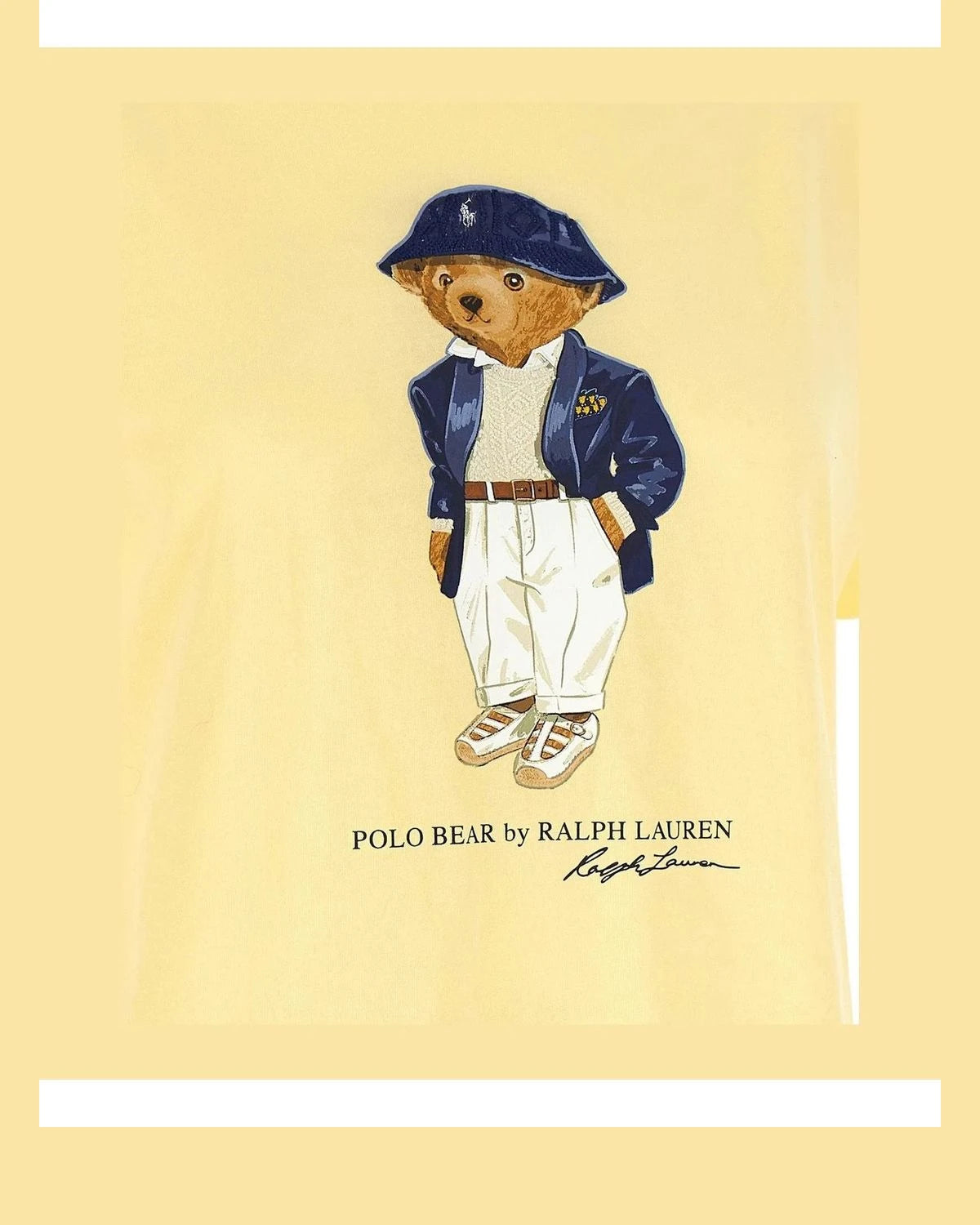 Polo Ralph Lauren T-Shirt in yellow — view 4