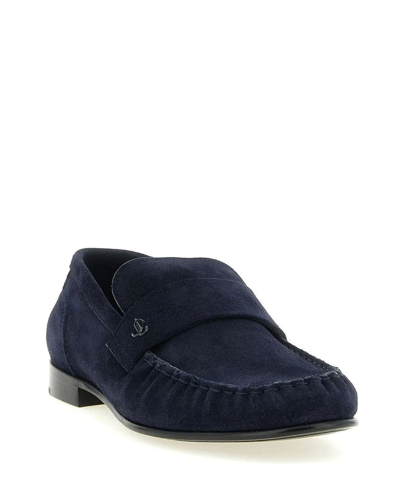 Jimmy Choo Blue Loafers 