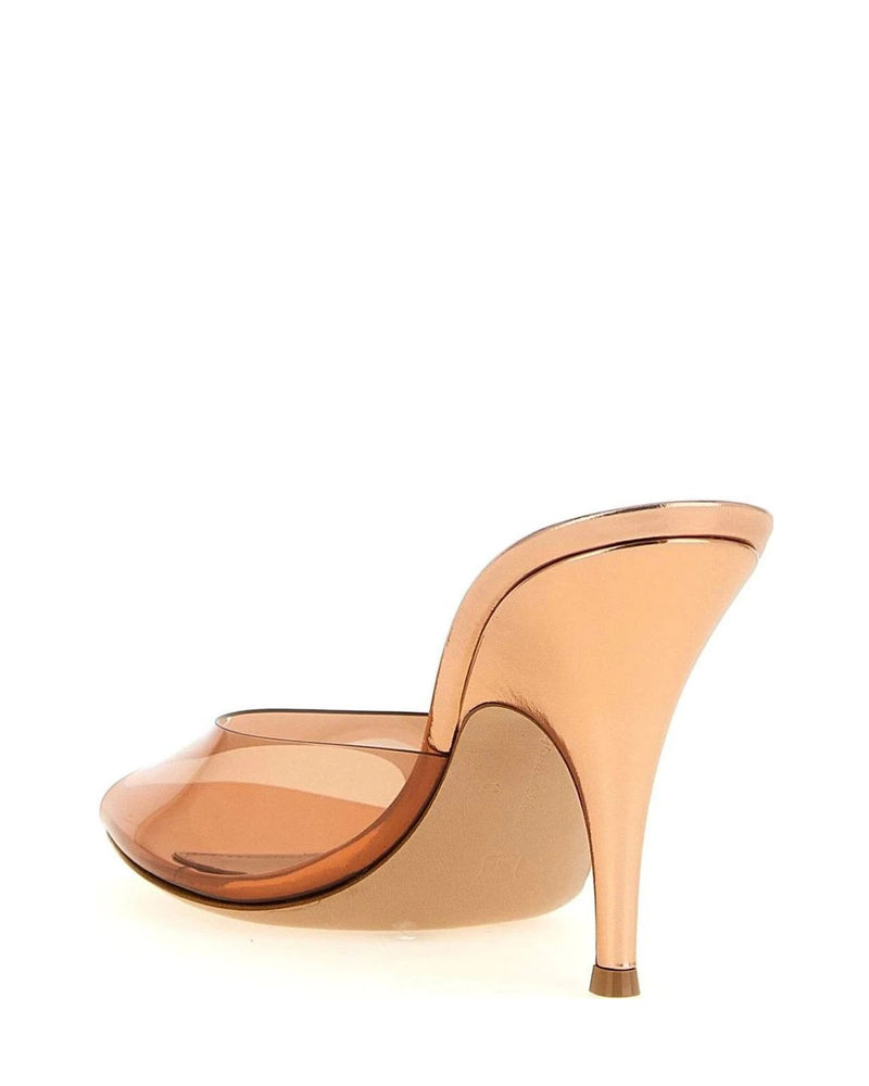 Gianvito Rossi Orange Stiletto Sandals 