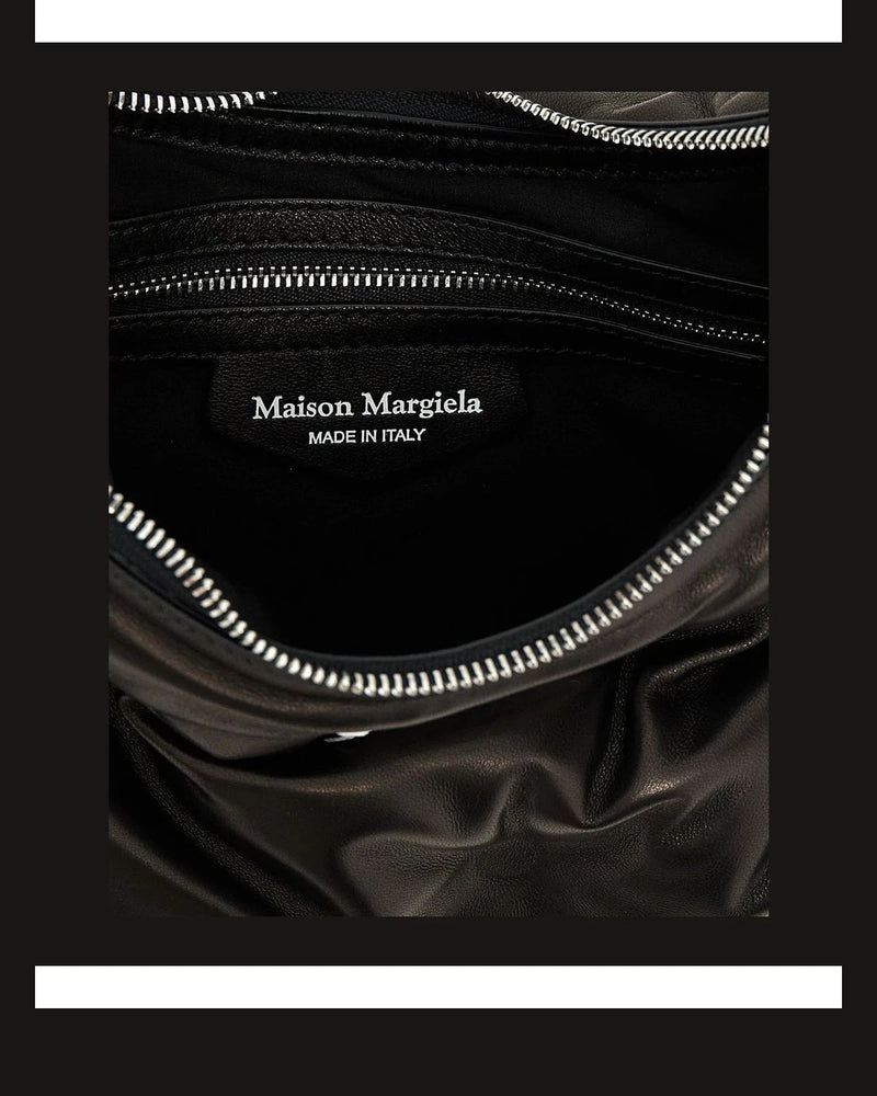 Maison Margiela Shoulder Bag in black, Lamb Leather — view 4