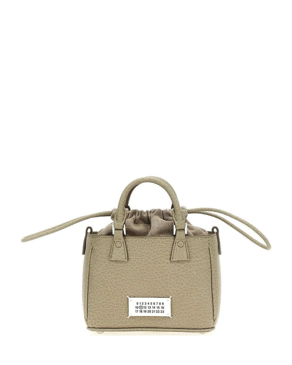 Maison Margiela Satchel Bag in gray, Calfskin Leather