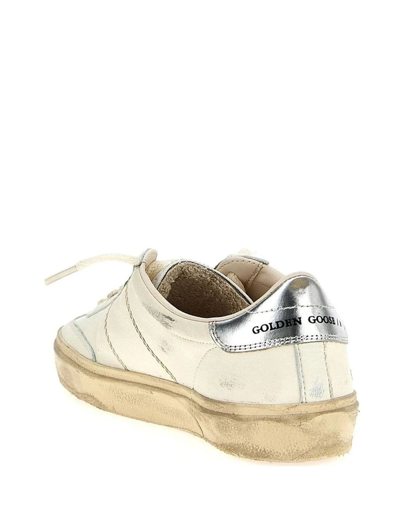 Golden Goose Silver Sneakers 