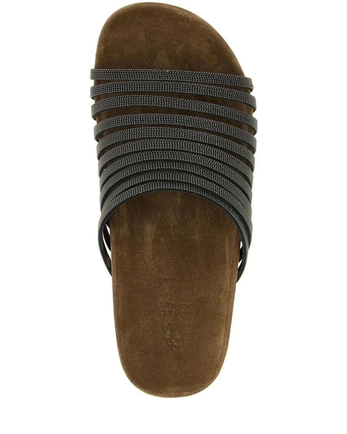 Brunello Cucinelli Black Slides 