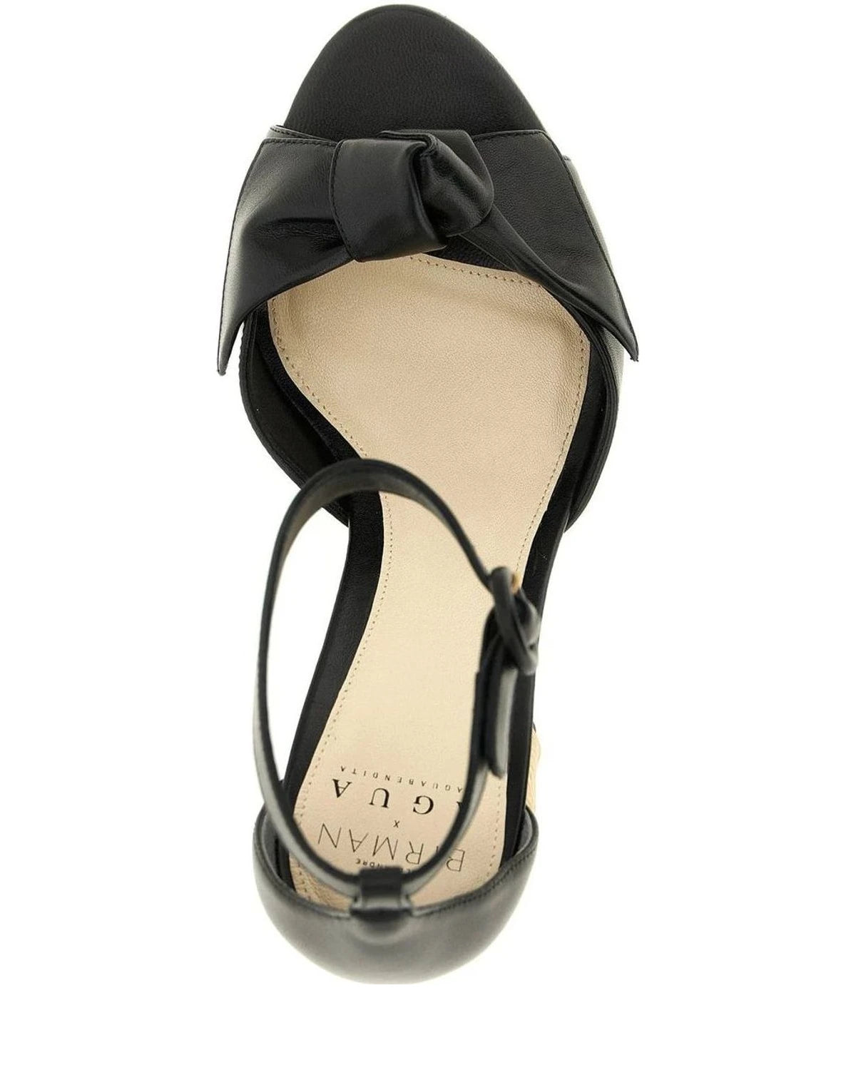 Alexandre Birman Cowhide Black Stiletto Sandals 