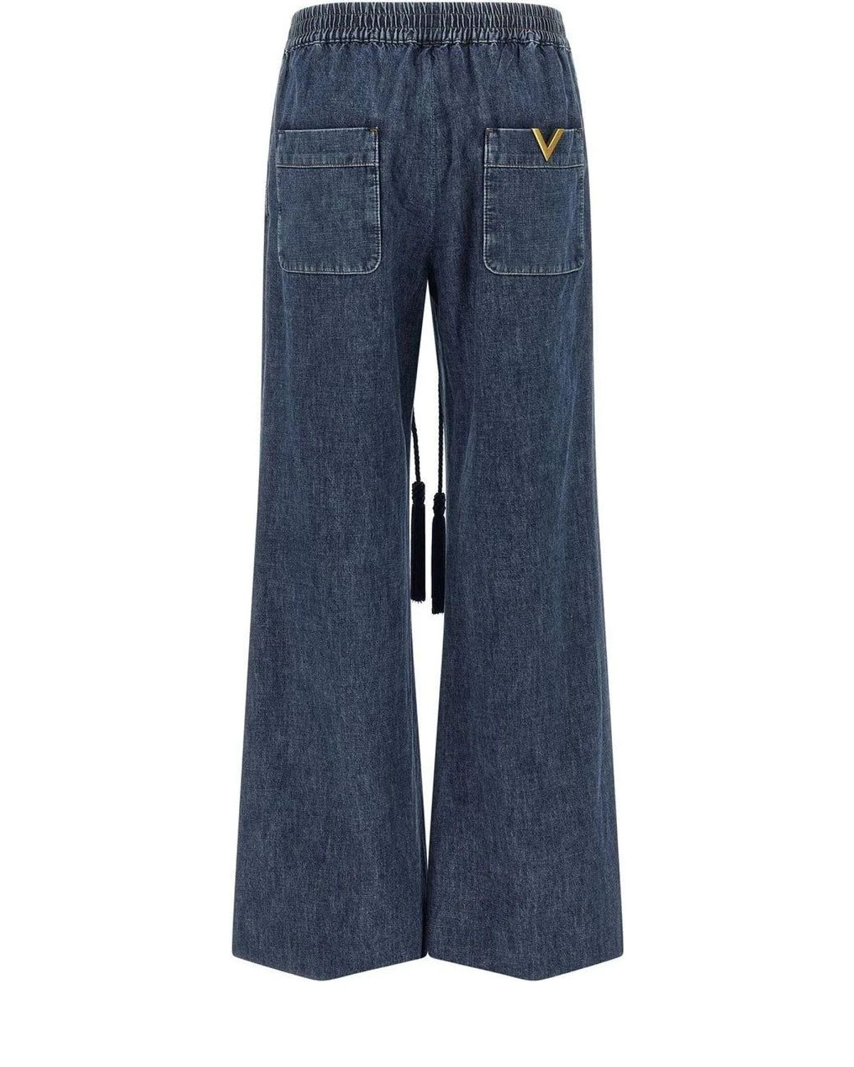 Valentino Garavani Jean in blue, Cotton — view 2