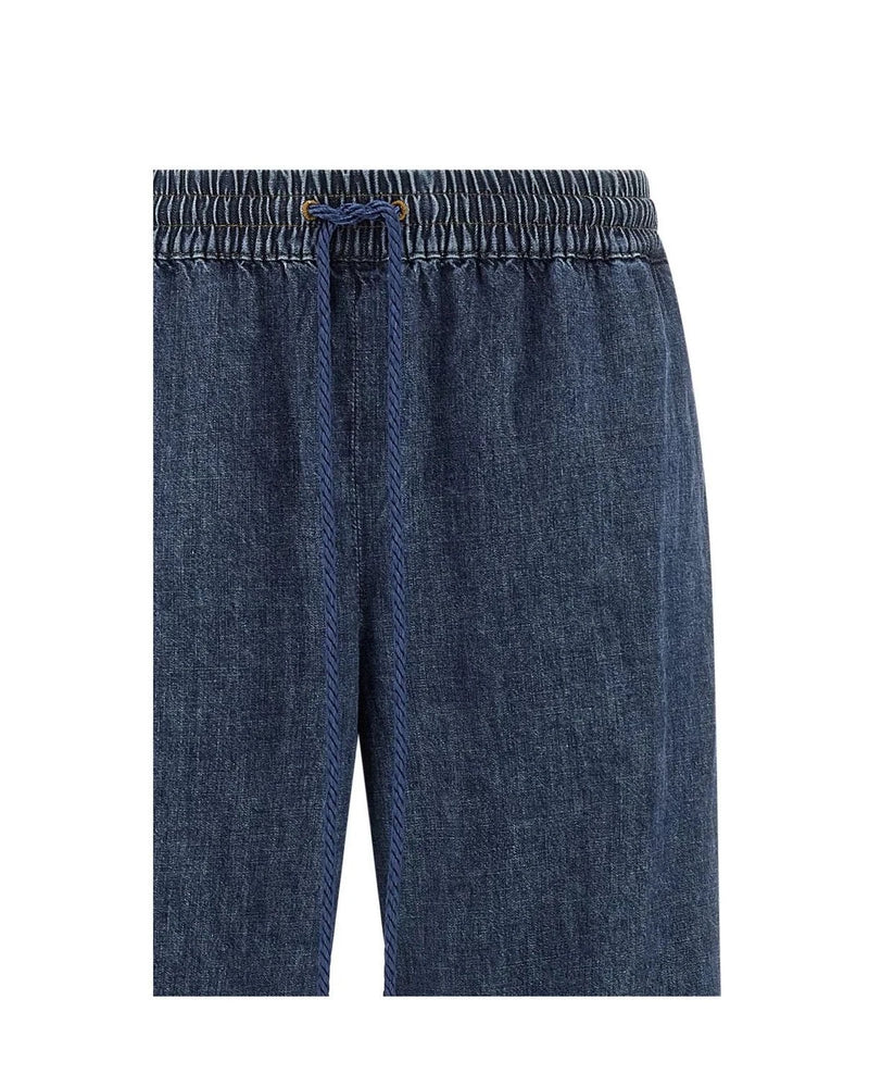 Valentino Garavani Jean in blue, Cotton — view 3