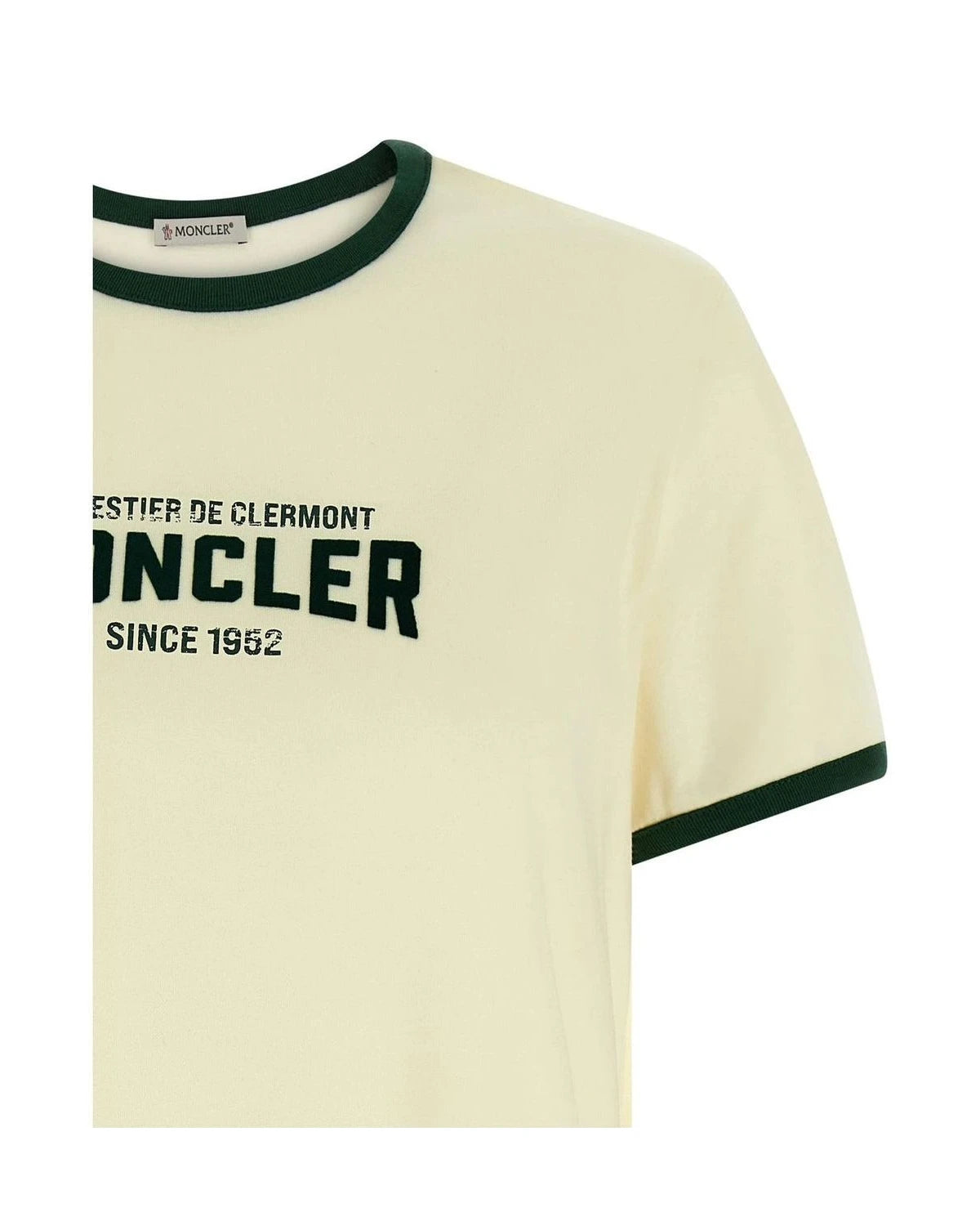 Moncler T-Shirt in beige, Cotton — view 3
