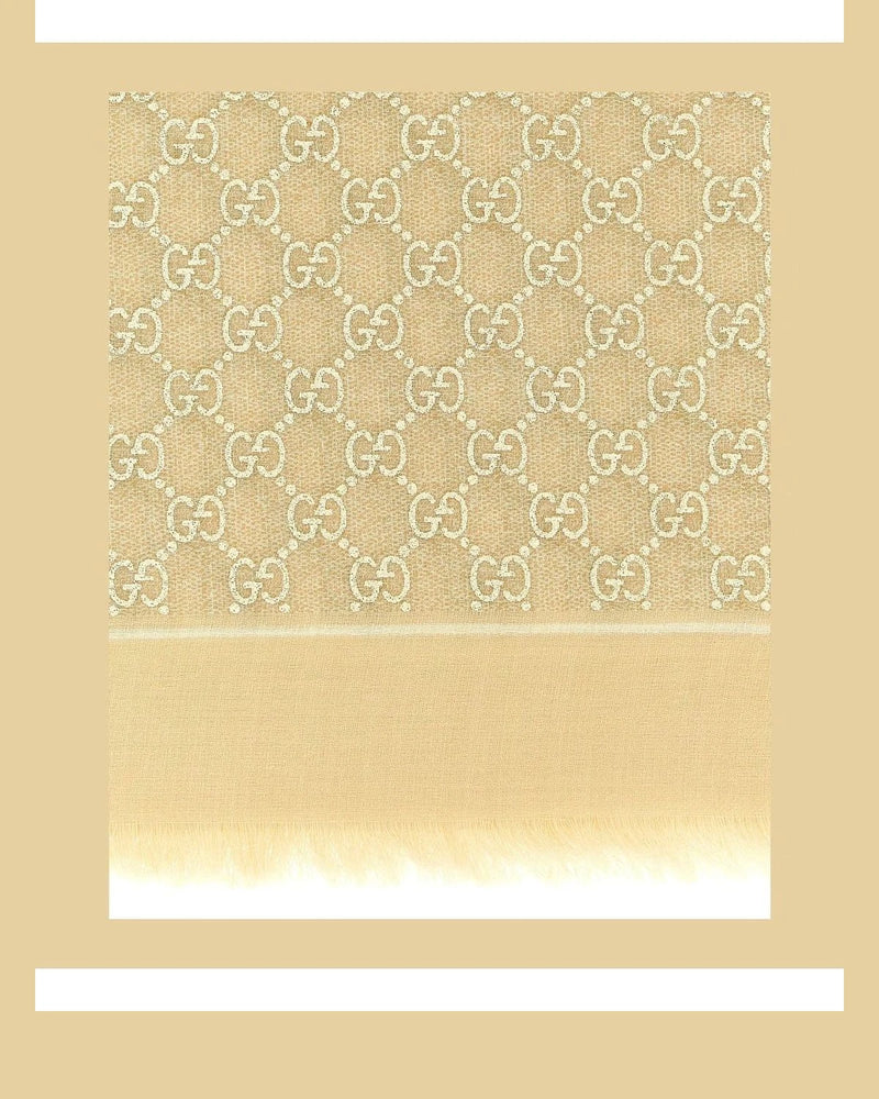Gucci Scarves & Shawl in beige, Wool — view 3