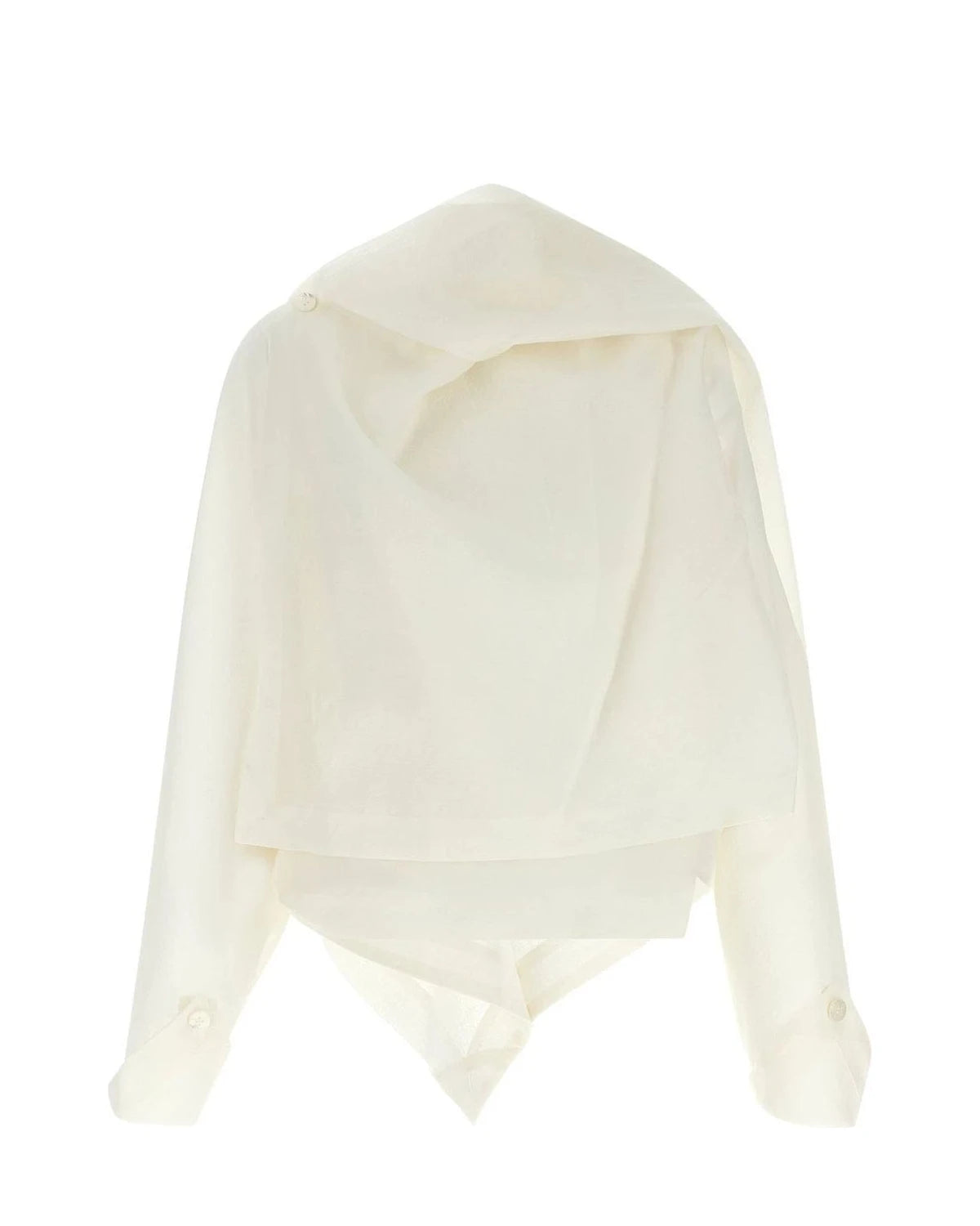 Issey Miyake Bolero Jacket in white