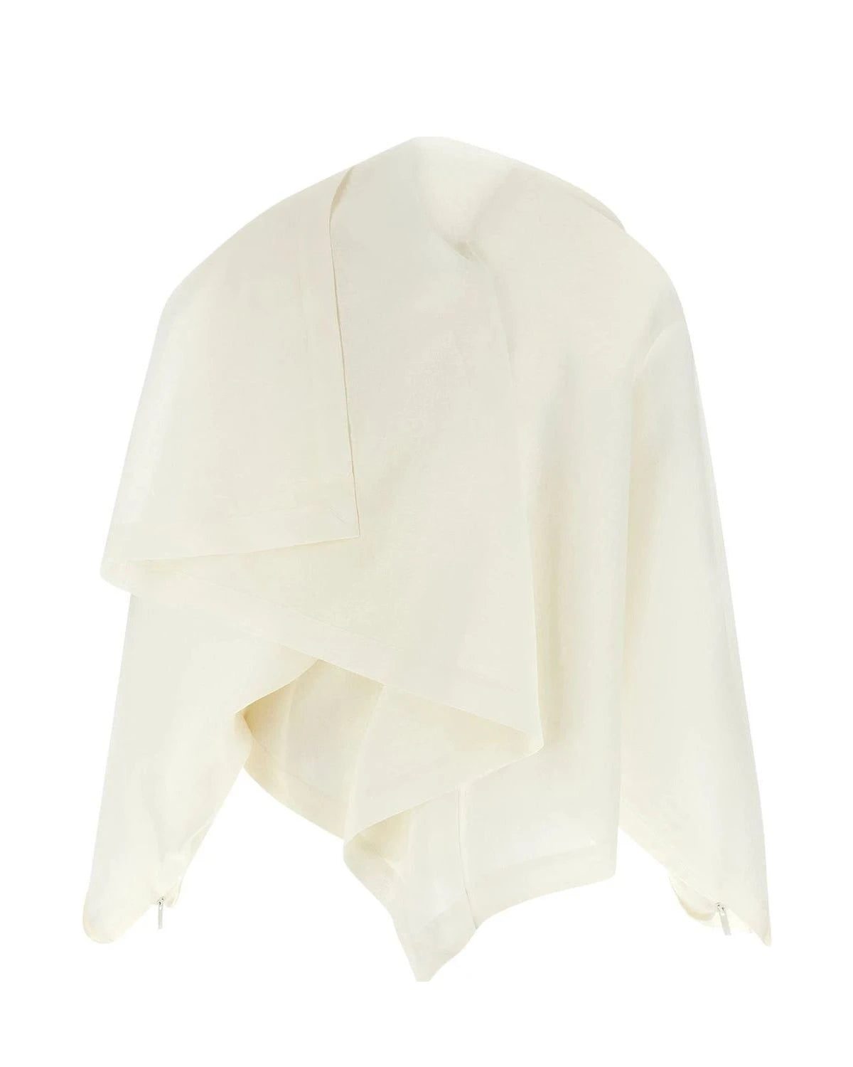 Issey Miyake Bolero Jacket in white — view 2