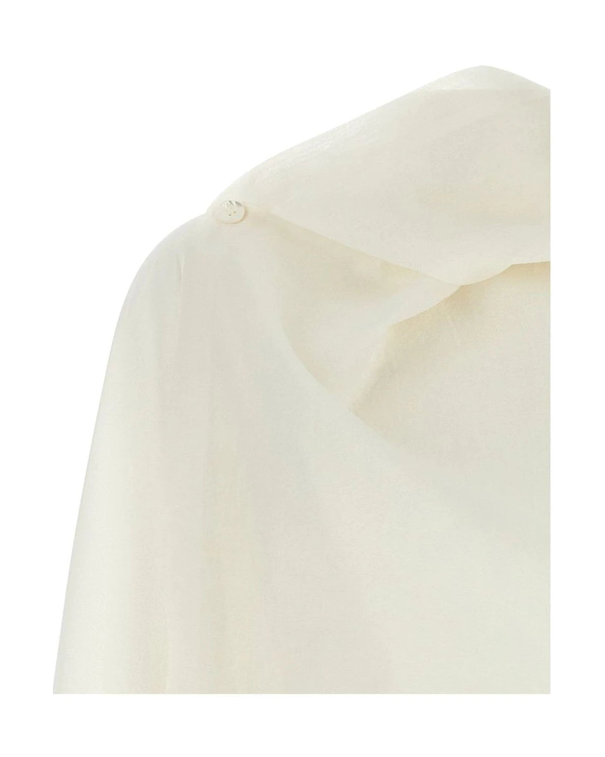 Issey Miyake Bolero Jacket in white — view 3