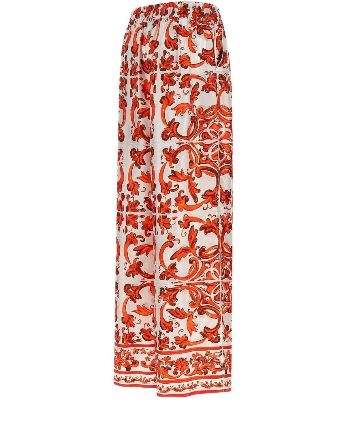 Dolce & Gabbana Palazzo Pant in orange, Silk — view 3