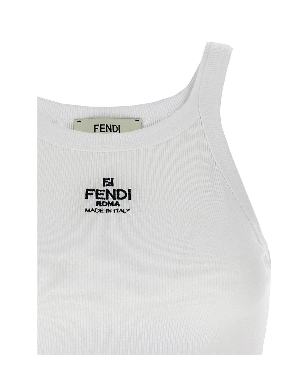 Fendi T-Shirt in white, Cotton — view 3