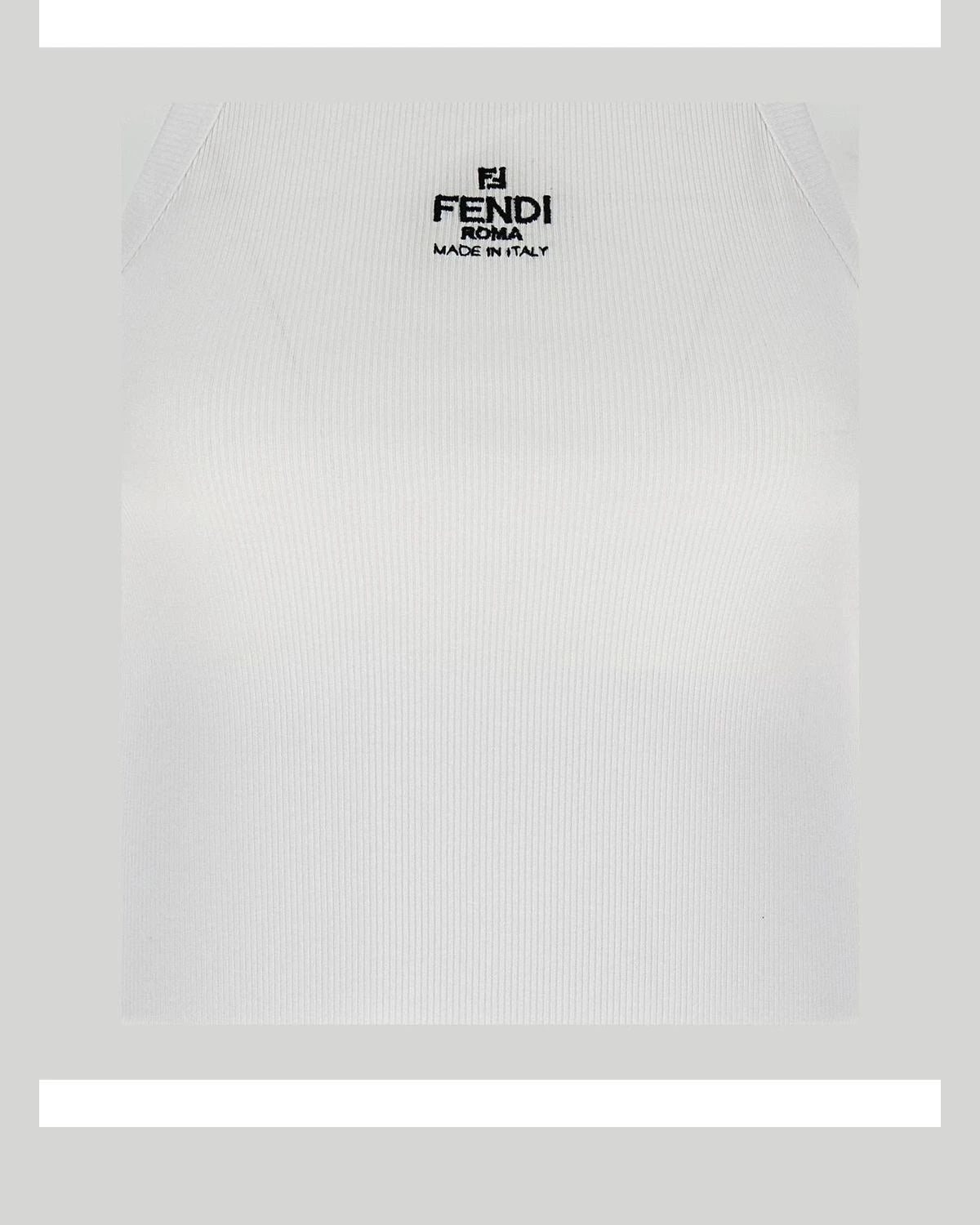 Fendi T-Shirt in white, Cotton — view 4