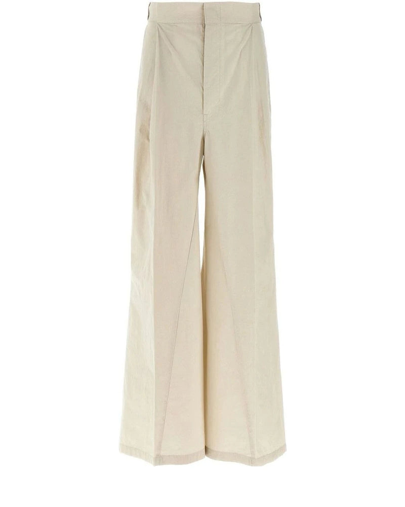 Maison Margiela Palazzo Pant in beige, Cotton