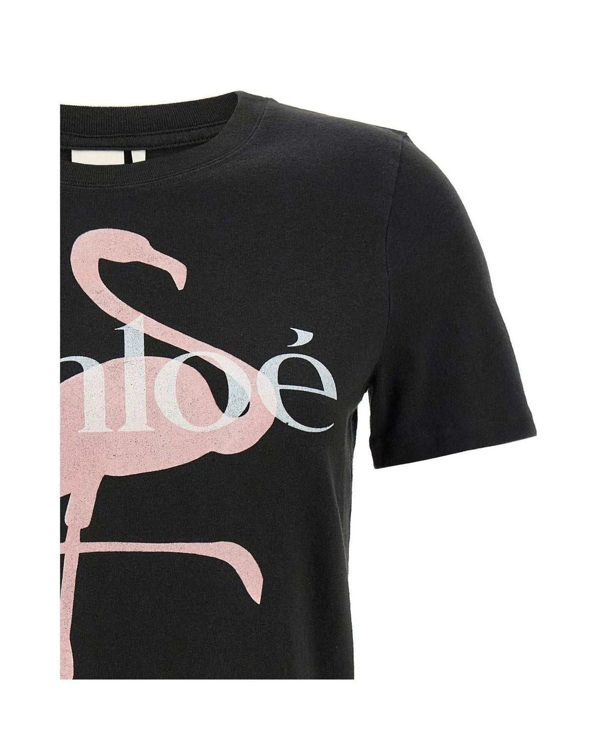 Chloé T-Shirt in black, Cotton — view 3